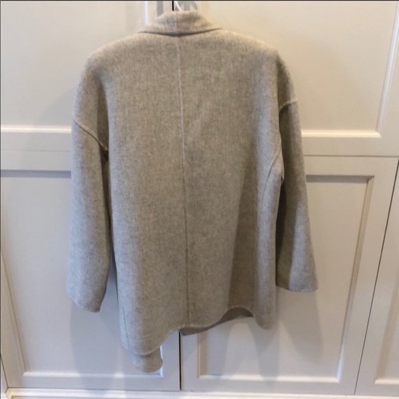 Zara grey wool blend shawl - Picture 3 of 5